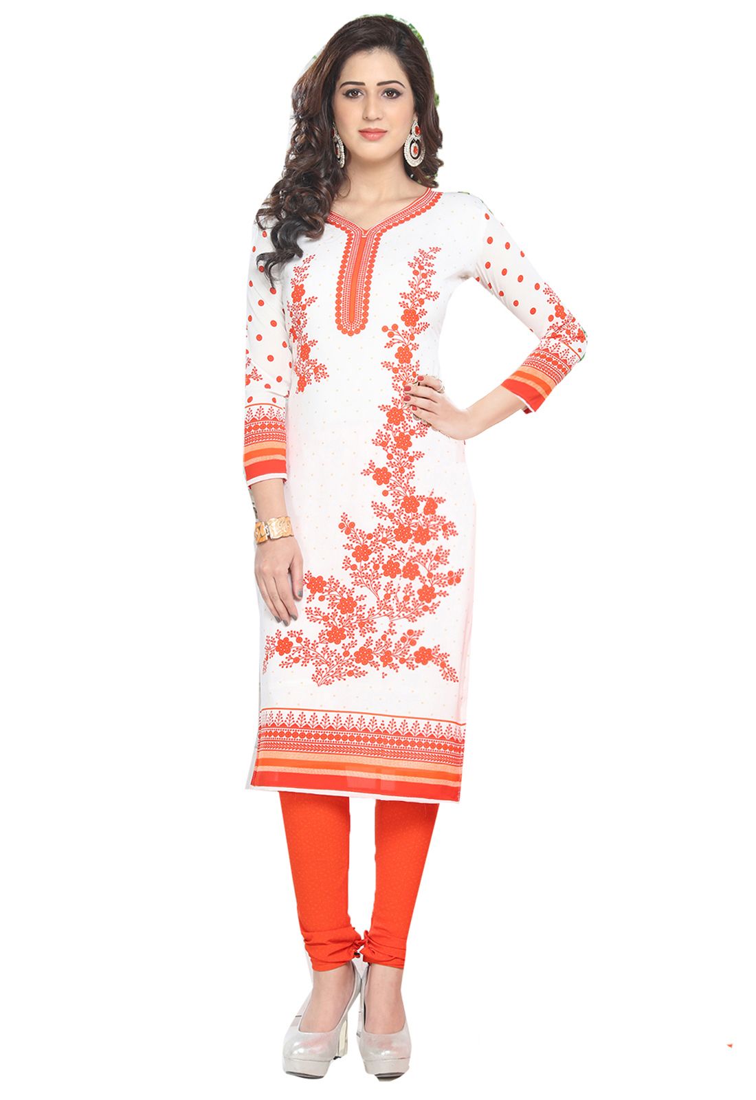 designer synthetic kurtis