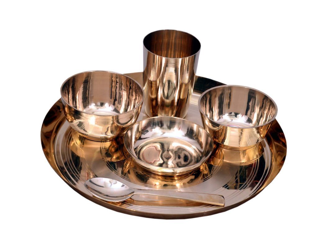 Jaipur Kala Kendra Bronze Dinner Set of 6 Pieces Buy Online at Best