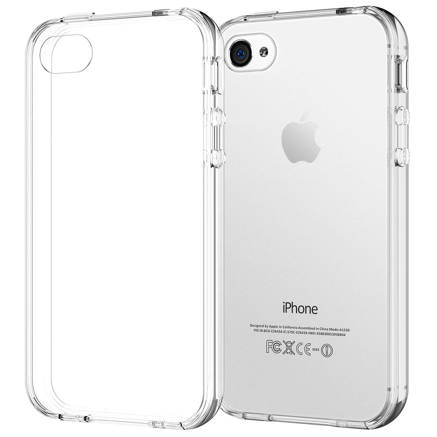 Apple iPhone 4S Soft Silicon Cases SPARXON - Transparent - Plain Back ...
