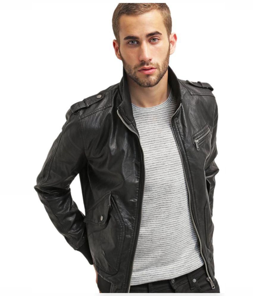 Bag Jack Black Full Sleeves Leather Jackets - Buy Bag Jack Black Full ...
