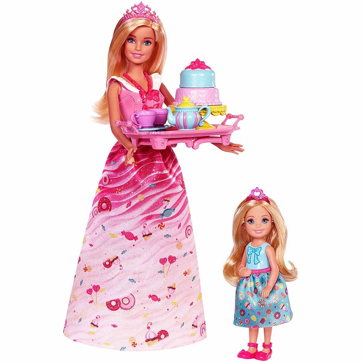 barbie dreamtopia fairy tea party doll playset