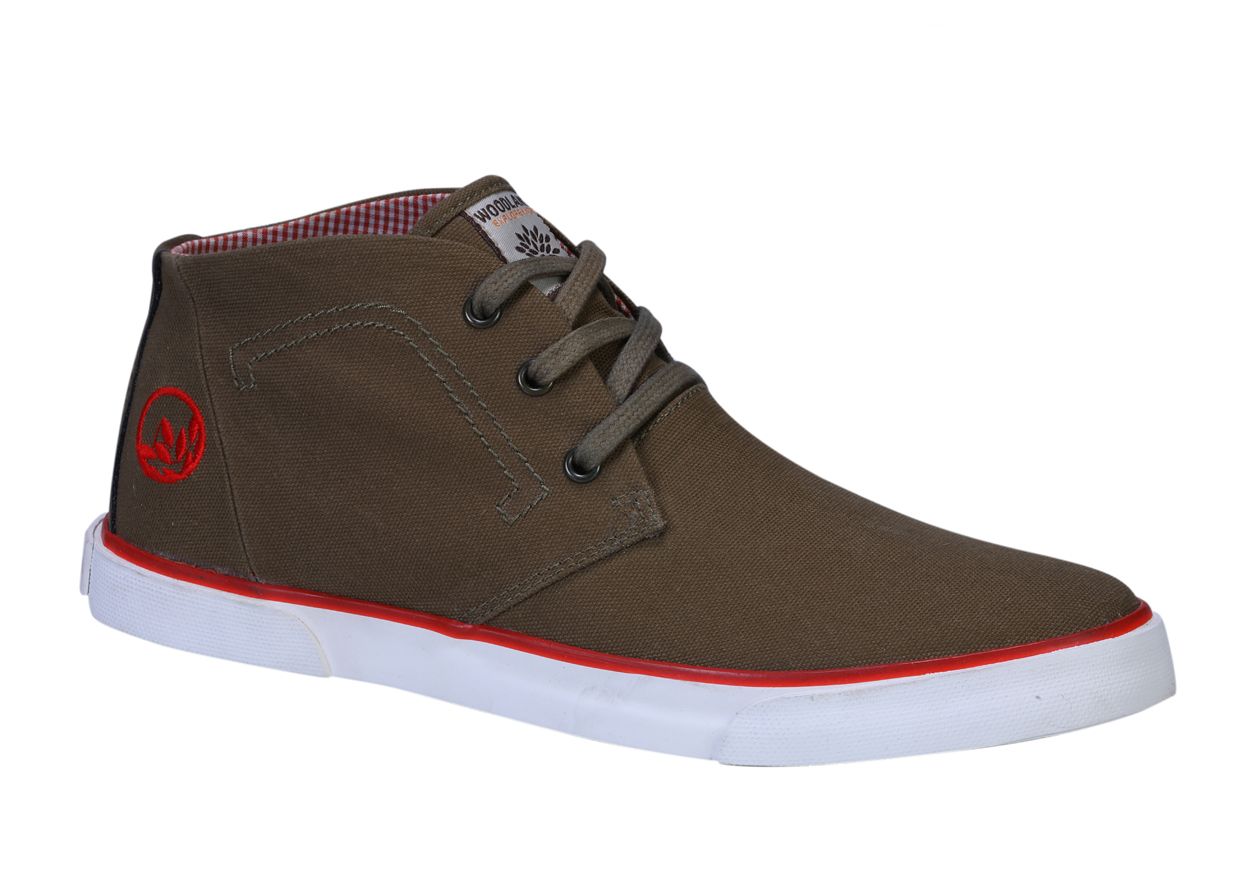 woodland olive sneakers