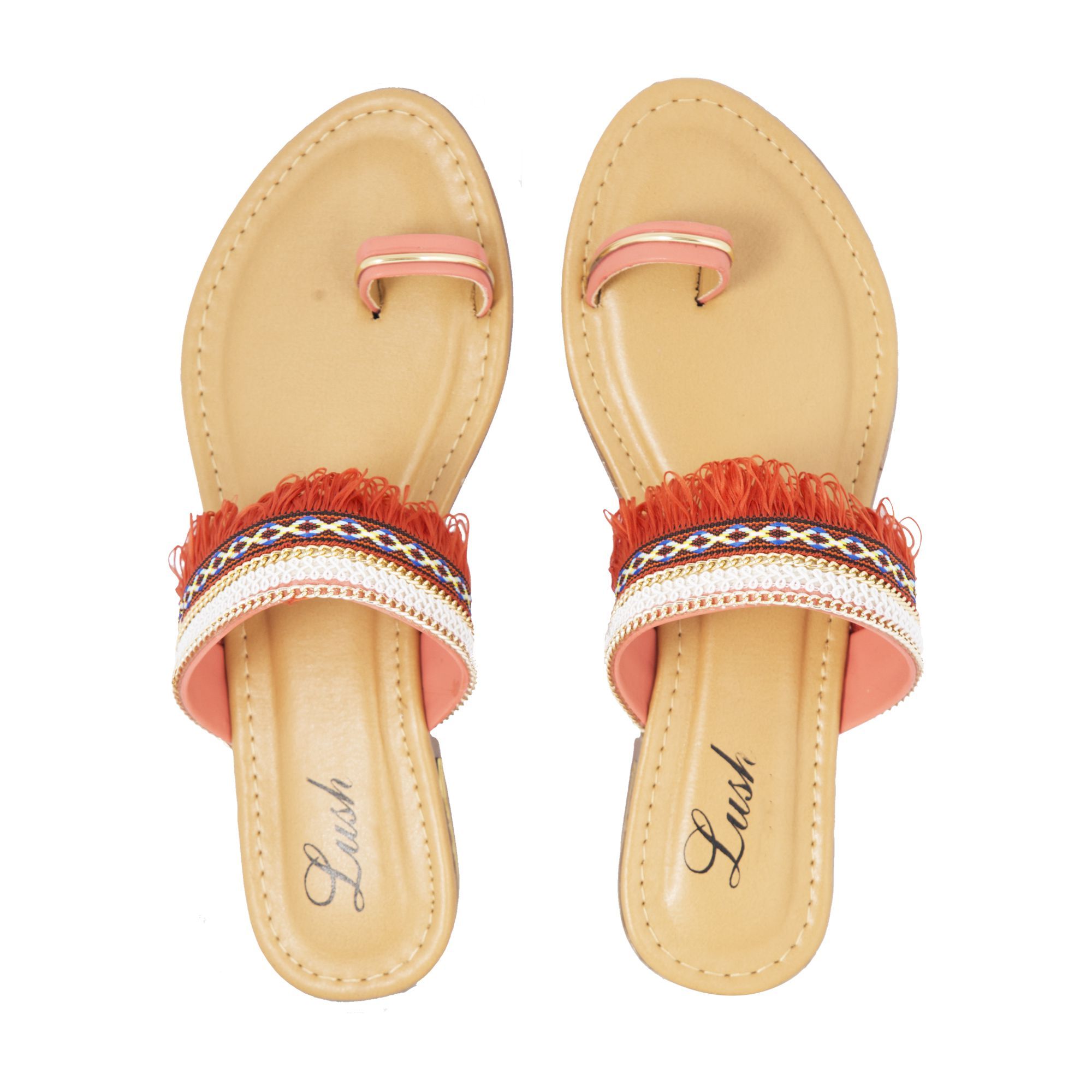 bright colored flats