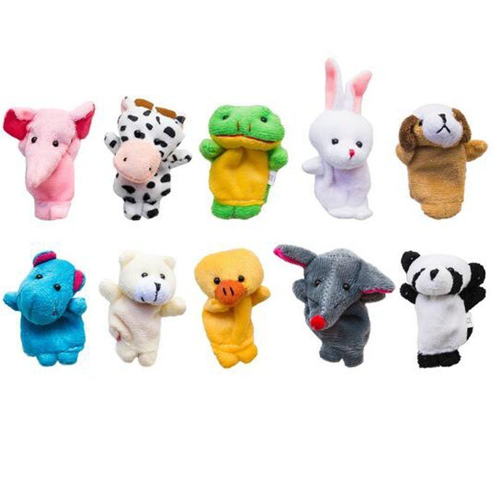 Puppet - Cute Velvet Animal Farm Style Finger Puppets Toy Set for ...