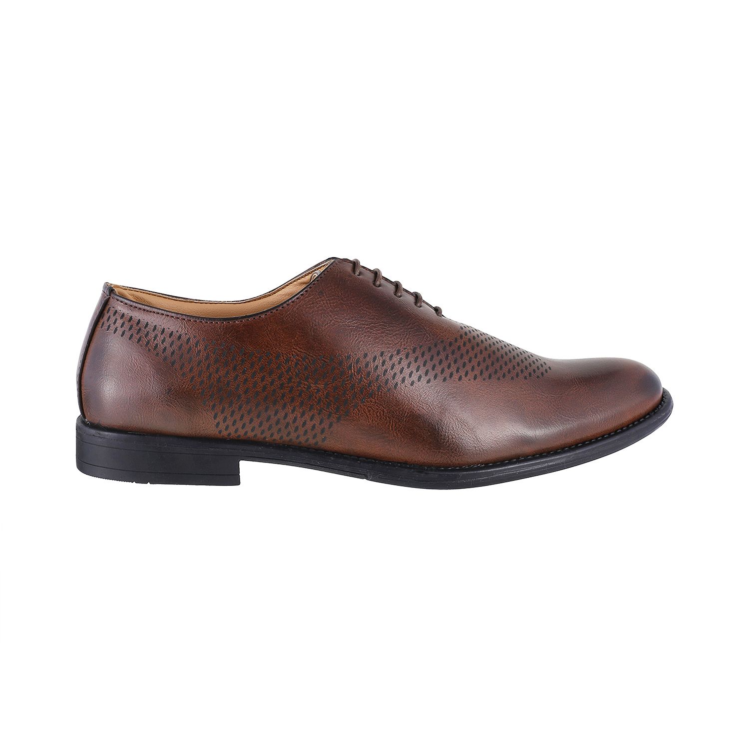 WALKWAY Derby Non-Leather BROWN Formal 