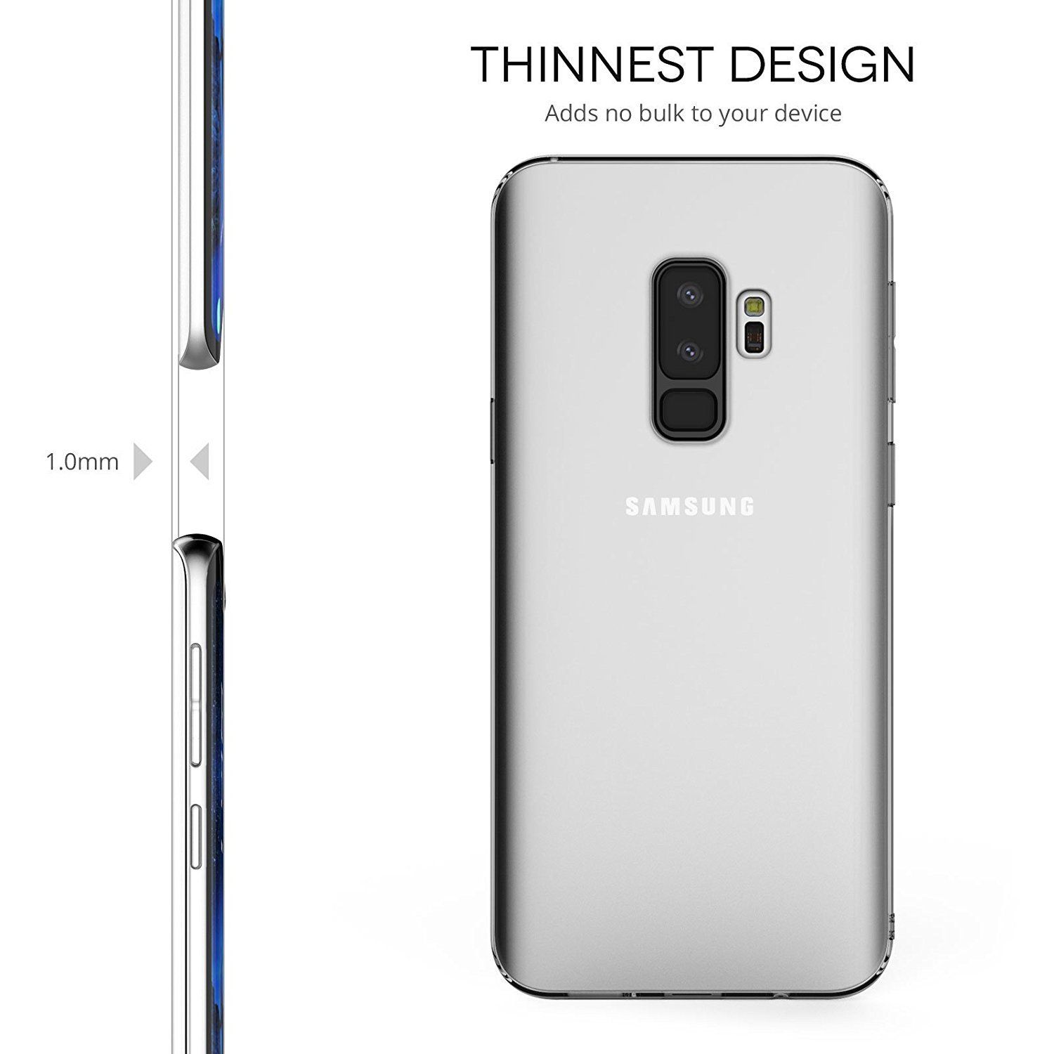 Samsung Galaxy S9 Plus Soft Silicon Cases Kwality Transparent Samsung Galaxy S9 Plus Soft Silicon Cases Kwality Transparent