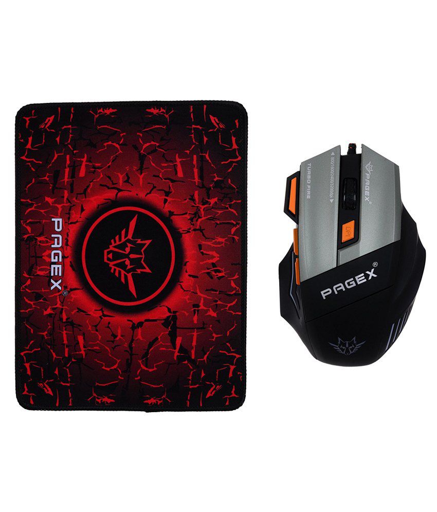     			PageX E024 Laser Gaming Mouse with Free Mouse Pad ( Wired )