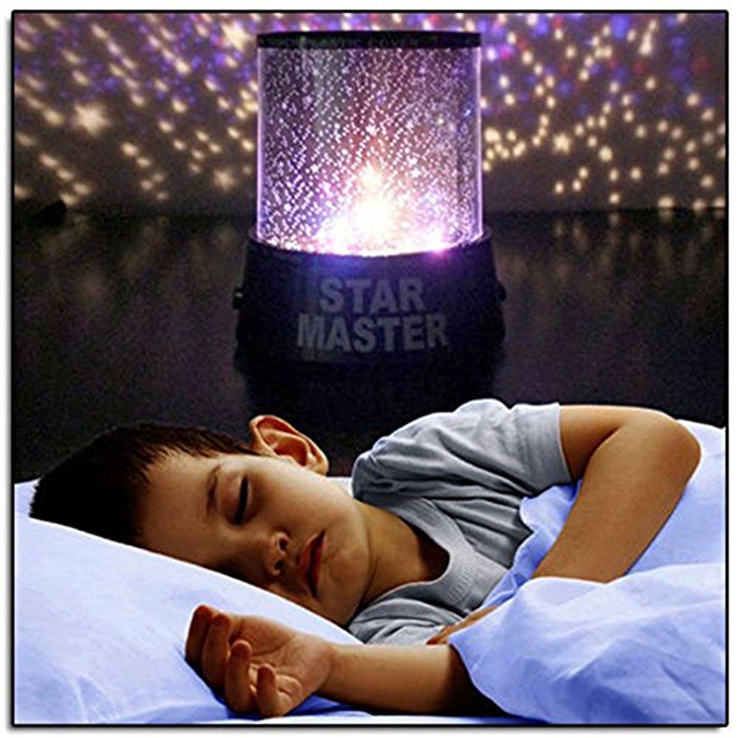     			Kanha Star Master Projector Night Lamp With USB Charging Multicolour - Pack of 1