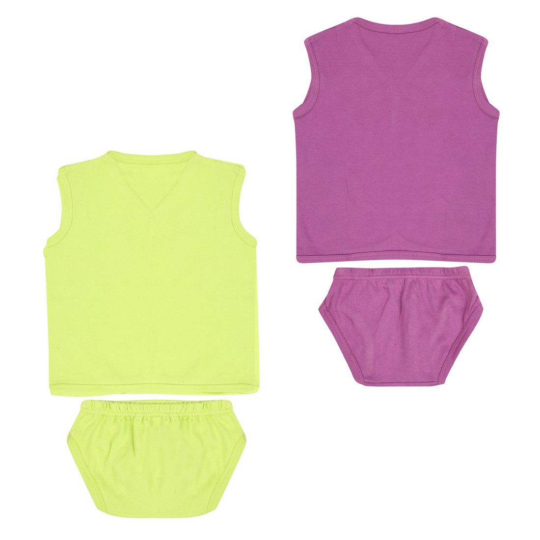     			Dongli Unisex Soft Cotton Baby Set Dress (Pack of 2)