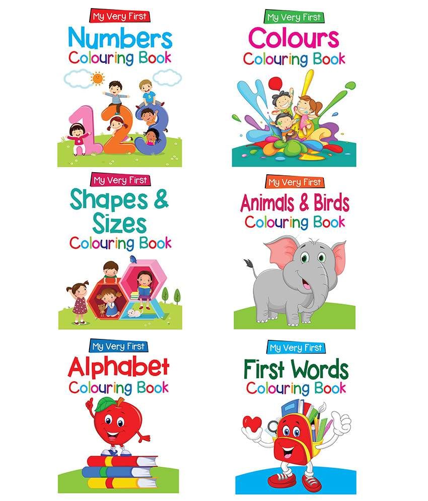 Colouring books Combo Pack (Set of 6) Buy Colouring books Combo Pack