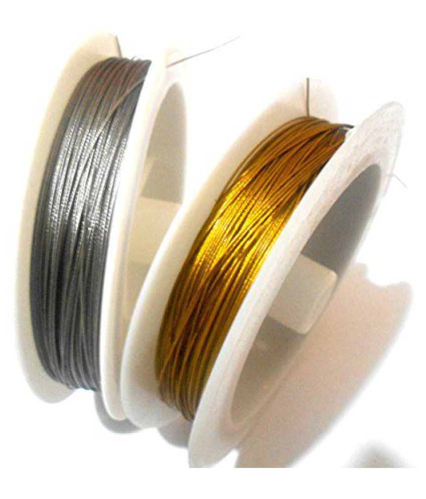 Valuebuy Gear wire gold & silver for jewelery making pack of 2 Buy