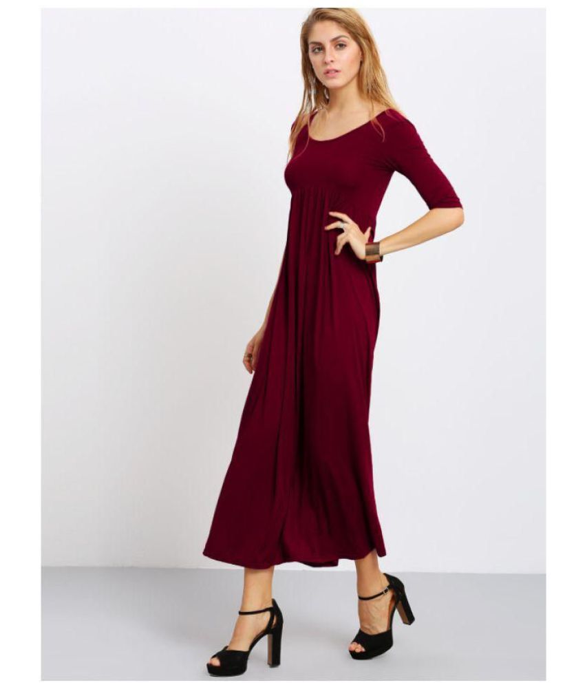 maroon occasion dresses