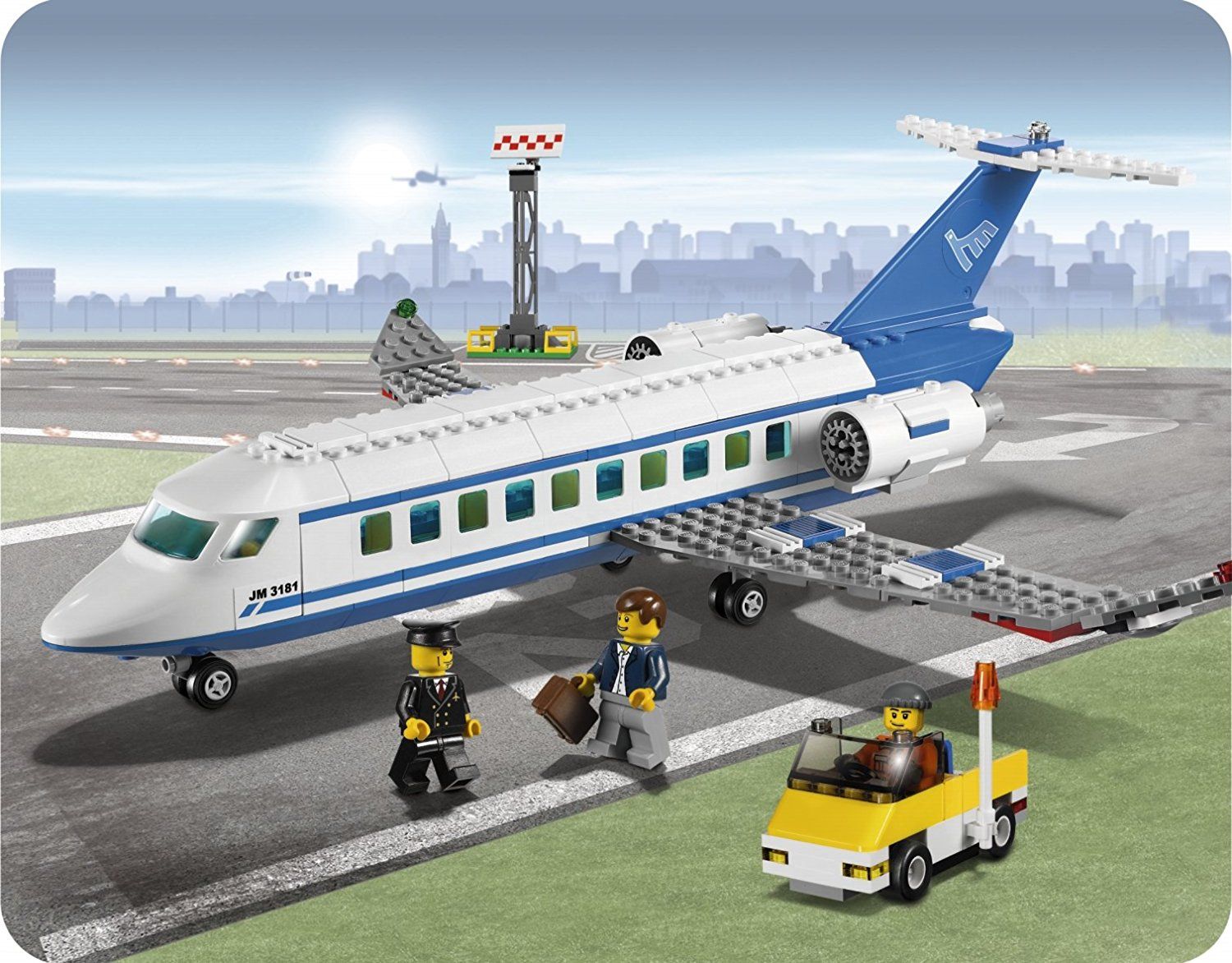 lego city passenger plane 3181