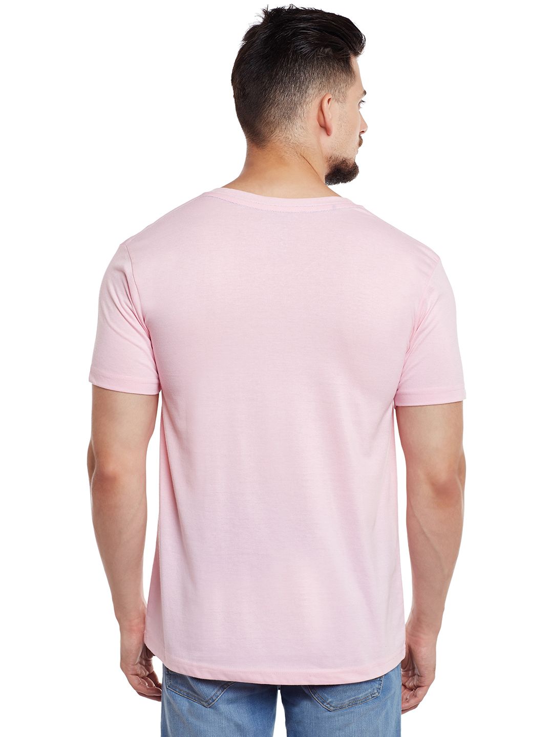 Vimal Jonney Pink VNeck TShirt Buy Vimal Jonney Pink VNeck TShirt