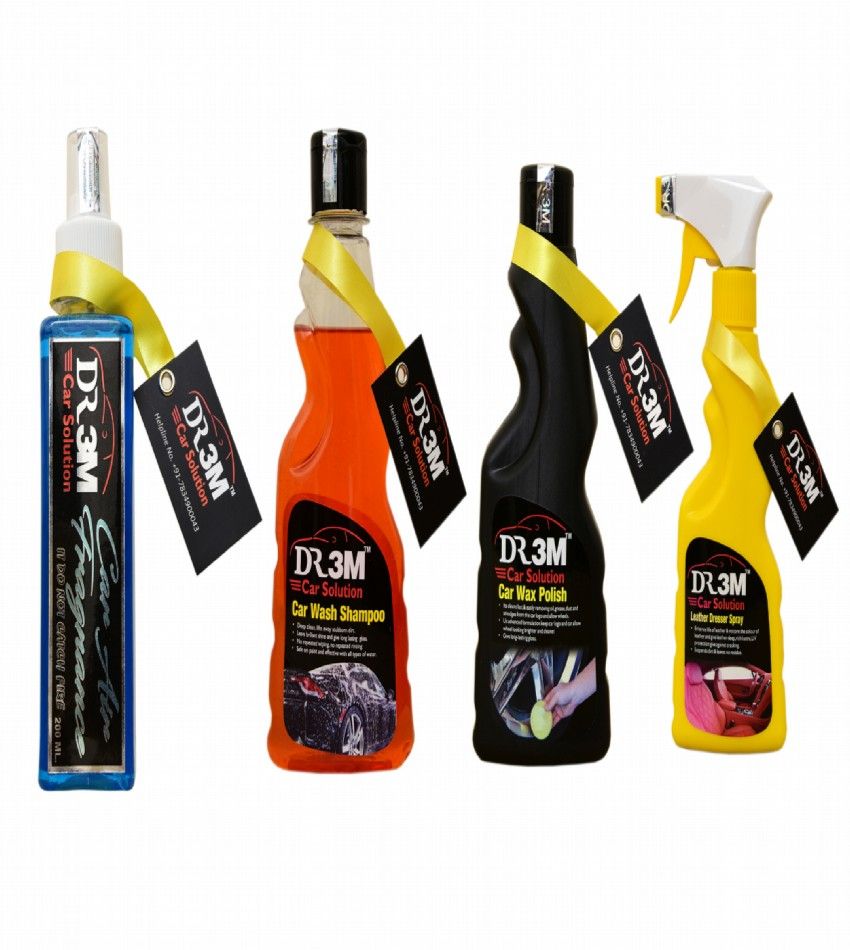 CAR WAX POLISH 250ml.+ LEATHER POLISH 250ml. + floral Car ...