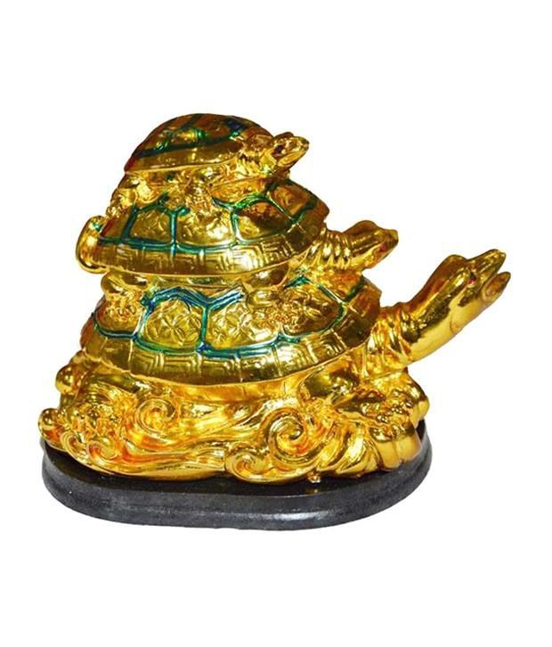     			Queen Collection Three Tiered Feng Shui Tortoises