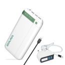 Coolnut CMPBSUN-27 (Charging Adapter) 20000 -mAh Li-Ion Power Bank White