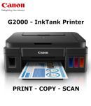 Canon Pixma G2000 Multi function (Print,Scan,Copy) All in One Colour Ink tank Printer
