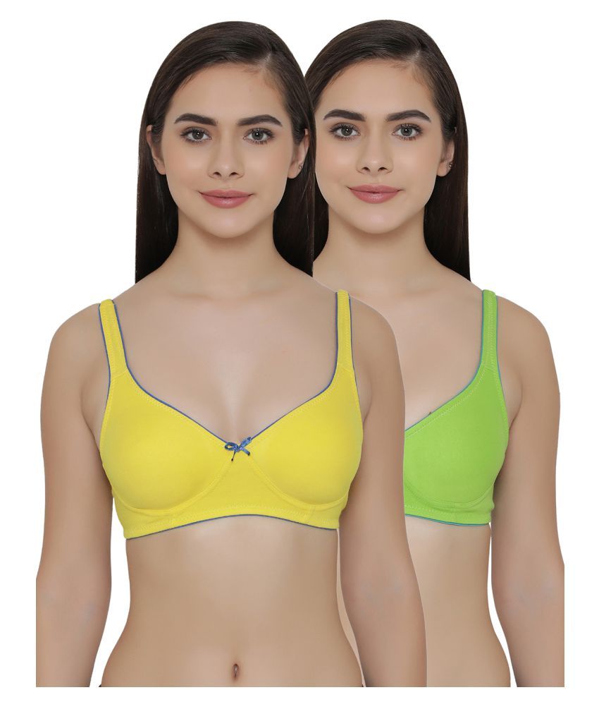     			Clovia Cotton T-Shirt Bra - Multi Color