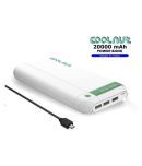 Coolnut NA 20000 -mAh Li-Ion Power Bank White
