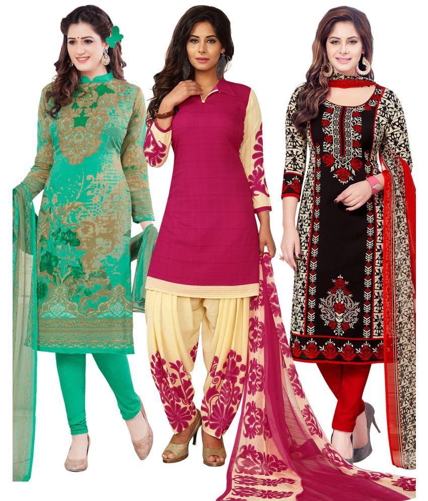 synthetic salwar material