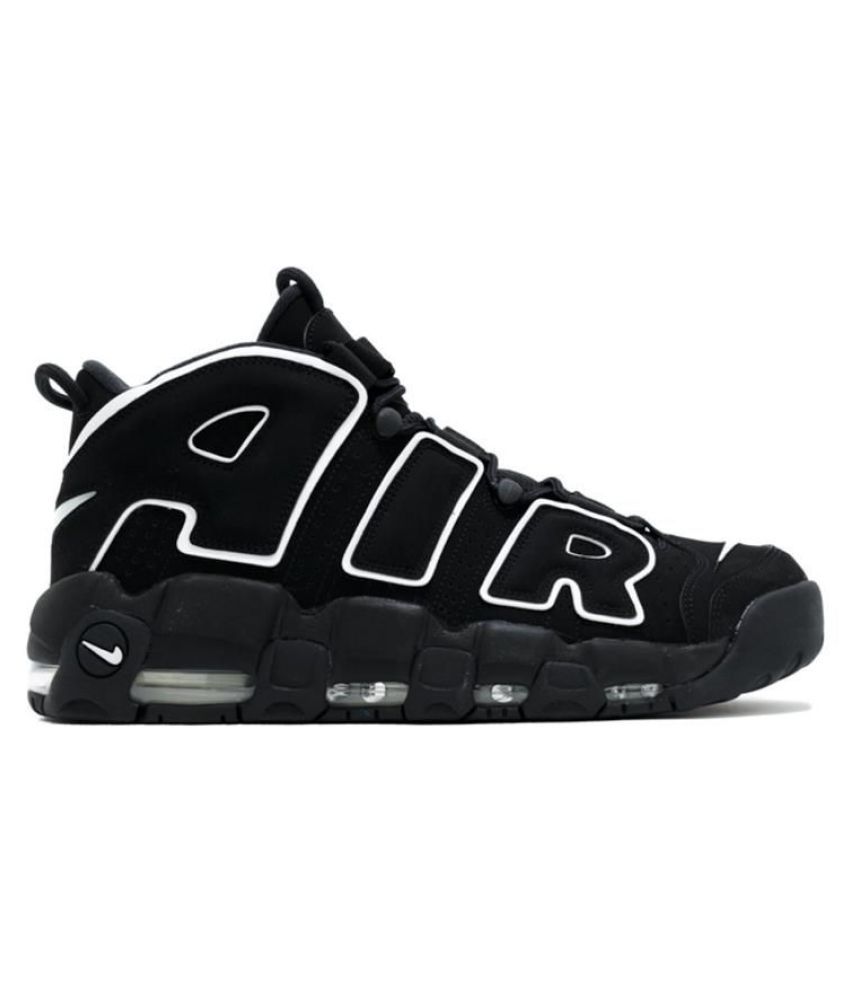  Nike  AIR  MORE  UPTEMPO  Black Basketball  Shoes Buy Nike  