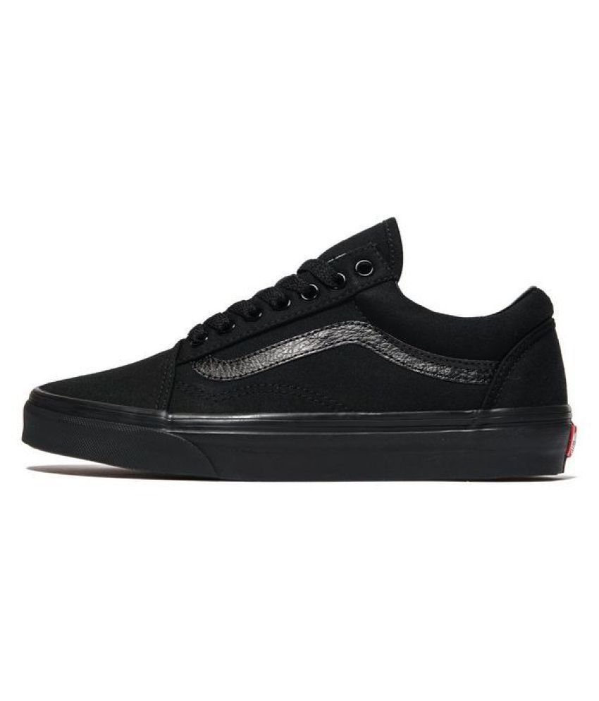 VANS Old Skool All Black Black Casual Shoes - Buy VANS Old Skool All ...