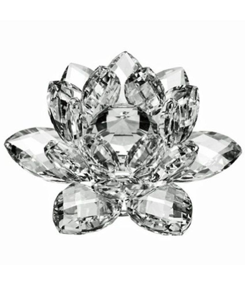     			Queen Collection Crystal Lotus Flower - Peace Wealth And Prosperity Clear Hue Reflection