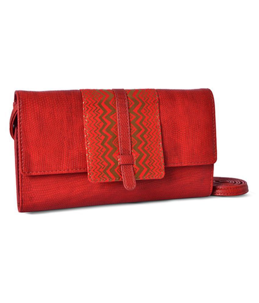 baggit red handbag