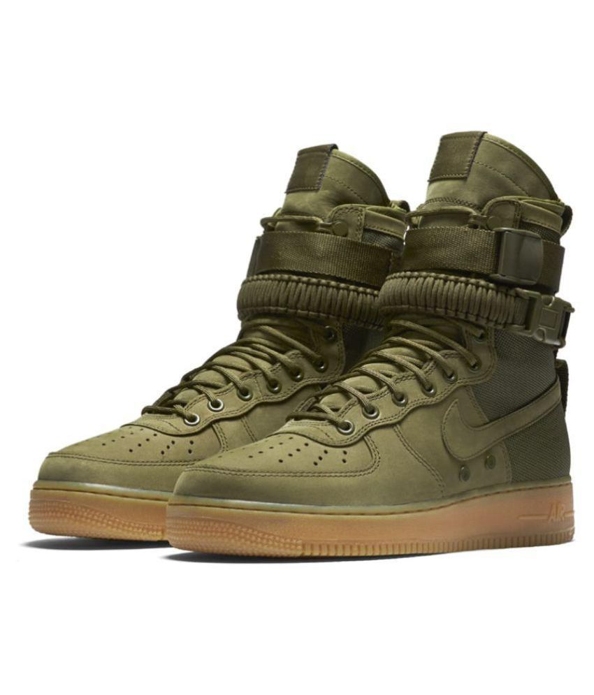 Nike Air Force SF 1 High Green Training Shoes Nike Air Force SF 1 High Green Training Shoes