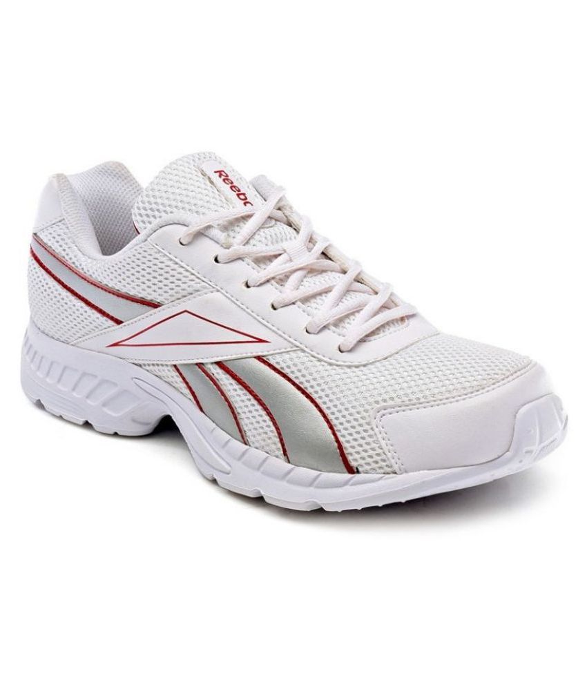 reebok acciomax lp white running shoes