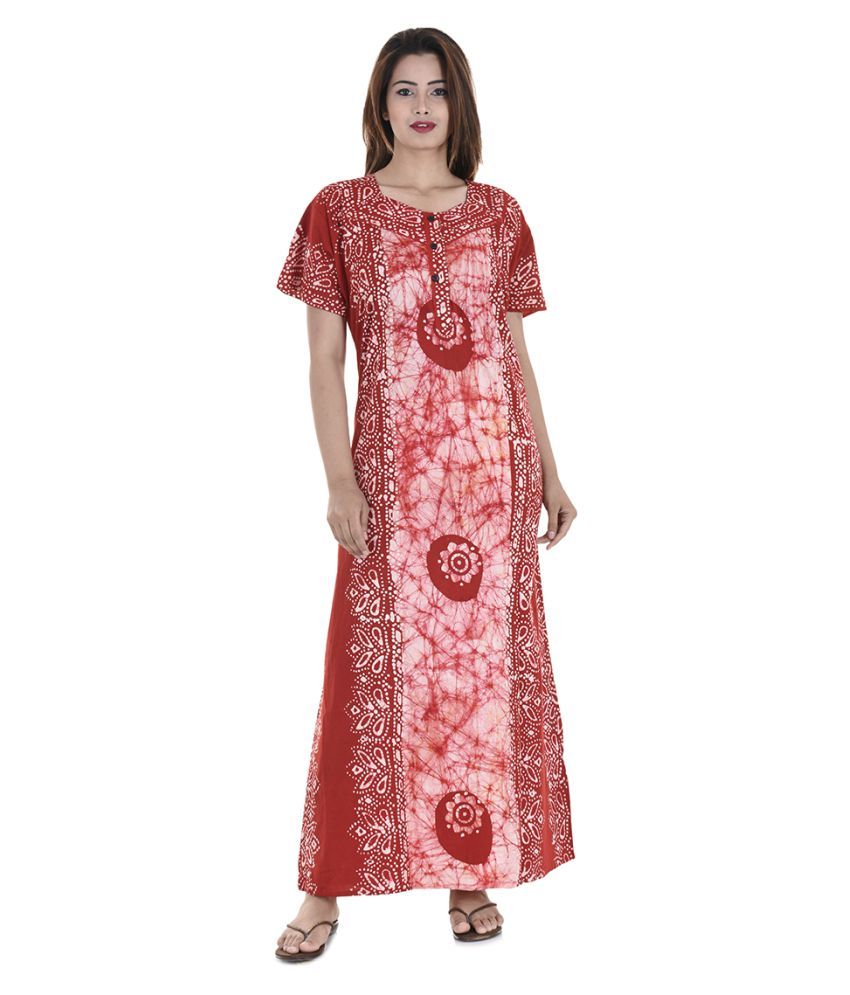 indian cotton night gowns