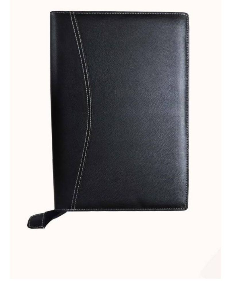 OMG Black Faux Leather File Folder Buy Online at Best Price in India