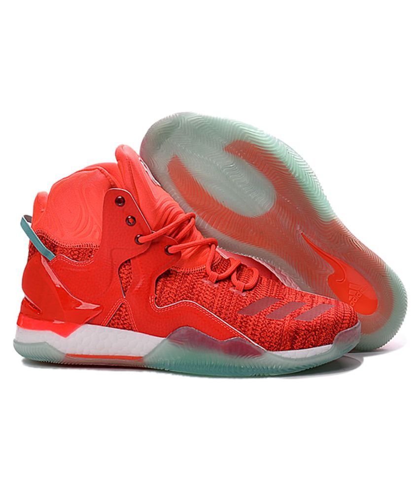 Red Shoes Adidas Primeknit 7 Basketball D Rose rxeBdCo