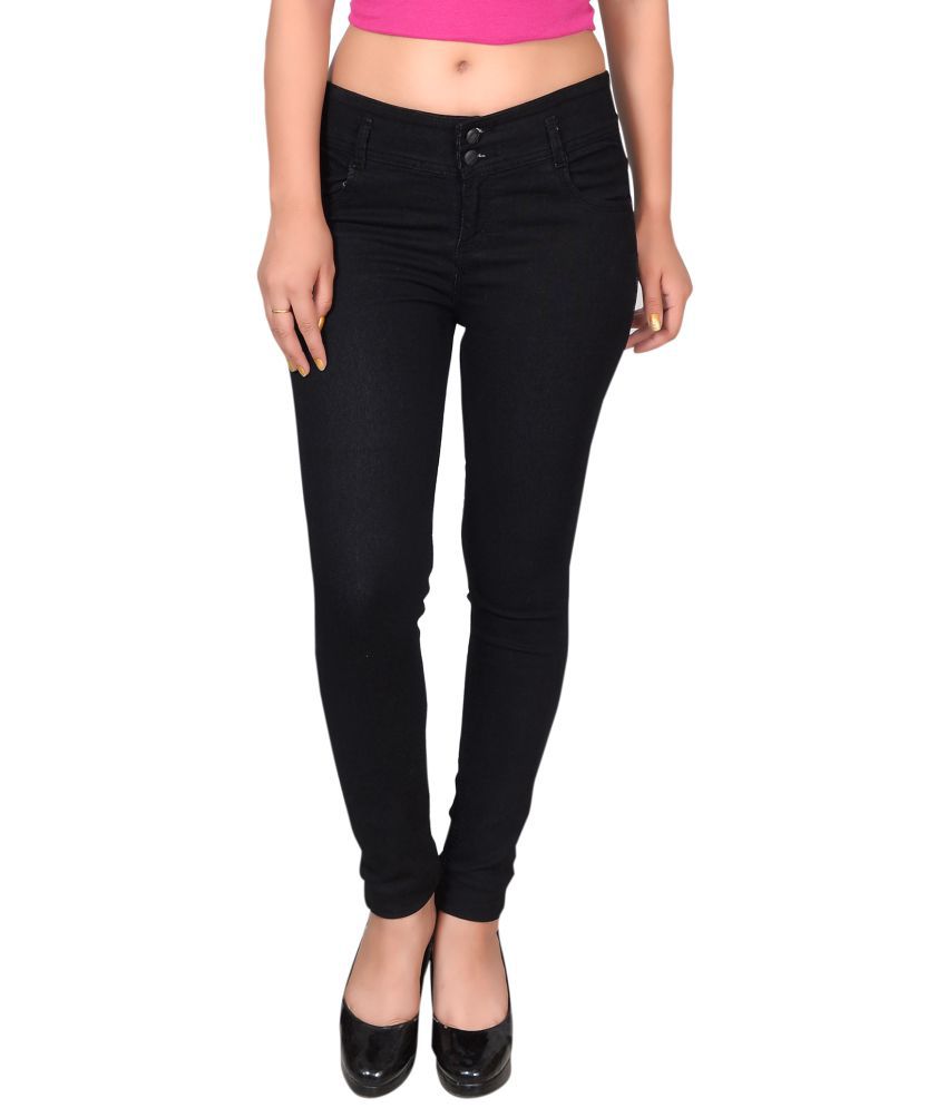 ladies jeans black colour