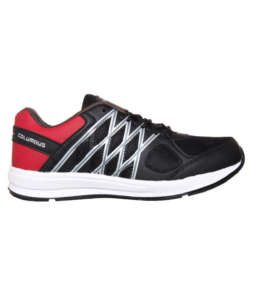 Columbus Black Running Shoes - Buy Columbus Black Running Shoes Online ...