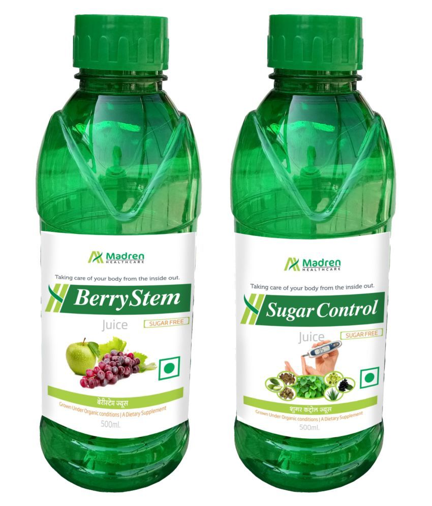 Madren Healthcare Berrystem & Sugar Care Juice Health Drink Liquid 500