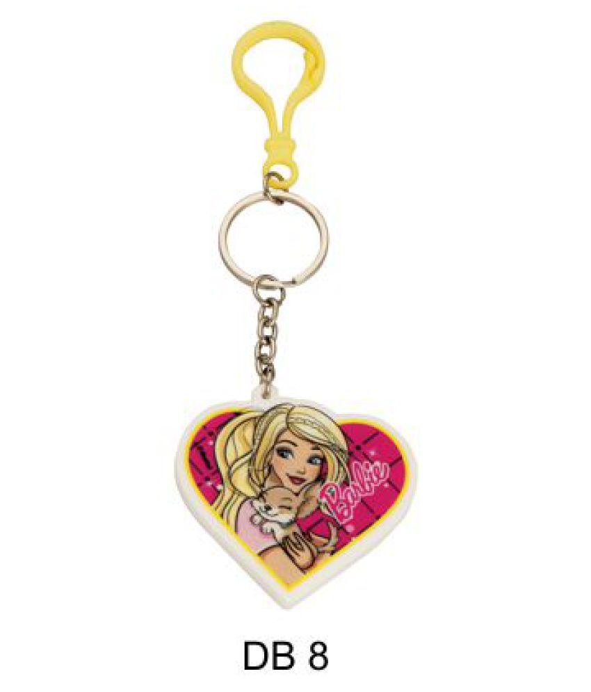 barbie logo keychain