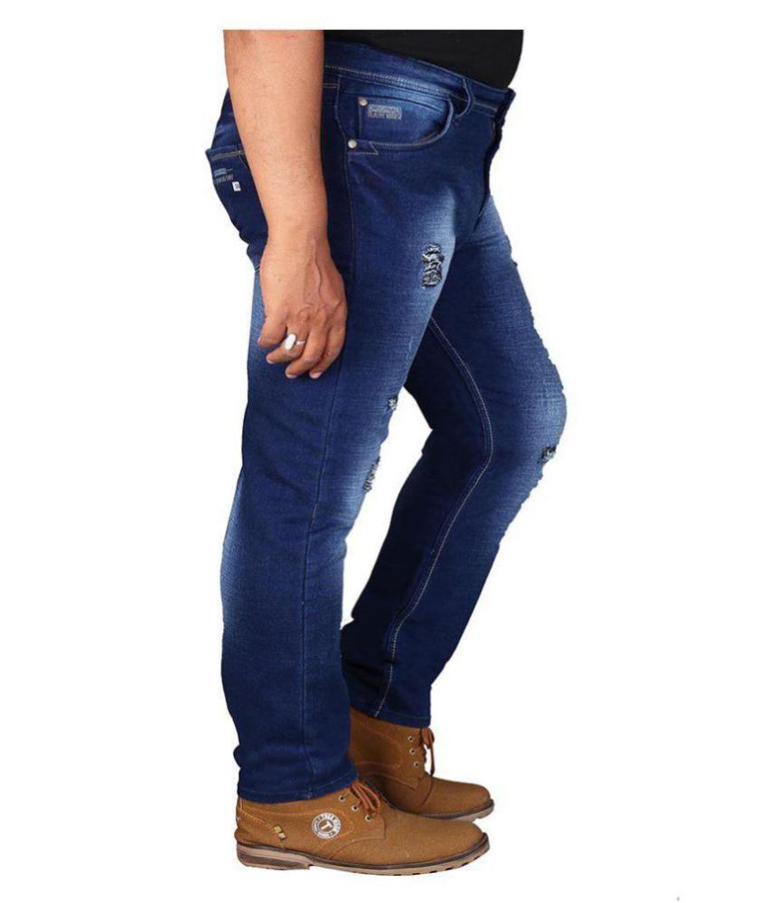 dark blue slim jeans