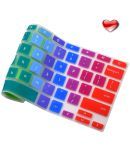Keyboard Cover For Acer Chromebook 14 inch Chromebook CB3-431 | CP5-471 Silicone Skin Laptops Accessories By Casiii | 14 Rainbow