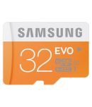 Samsung Electronics 32GB EVO Micro SDHC UHS-I Upto 48MB/s Class 10 Memory Card (MB-MP32D)