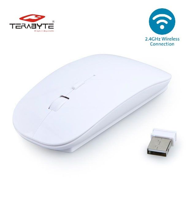     			Terabyte 2.4 GHz Wireless Mouse White