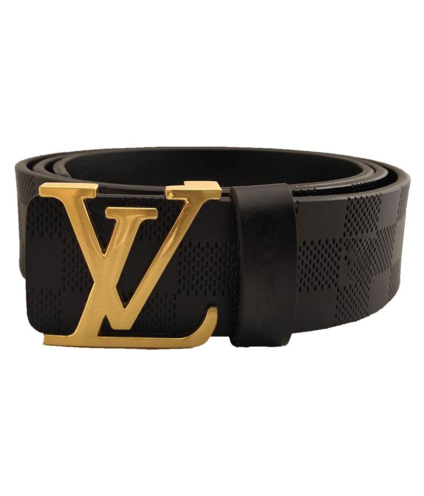 LV Belt Maroon Leather Casual Belt - Pack of 1: Buy Online at Low Price in India - Snapdeal