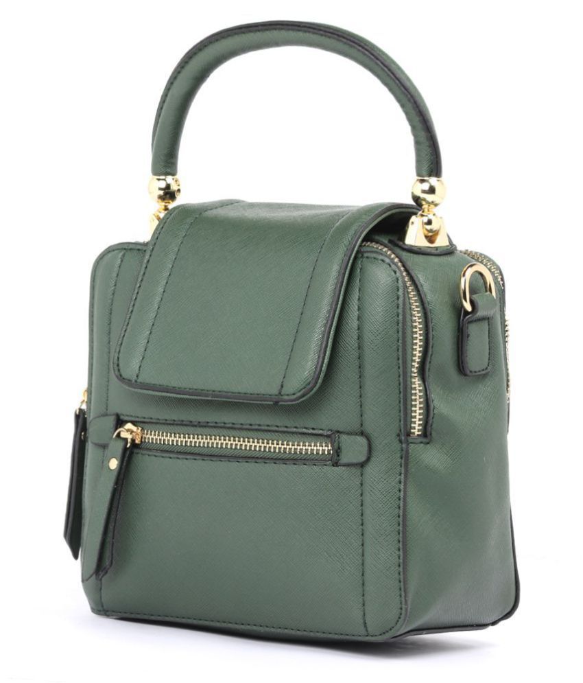 Satchel Bags Green P.U. Sling Bag - Buy Satchel Bags Green P.U. Sling ...