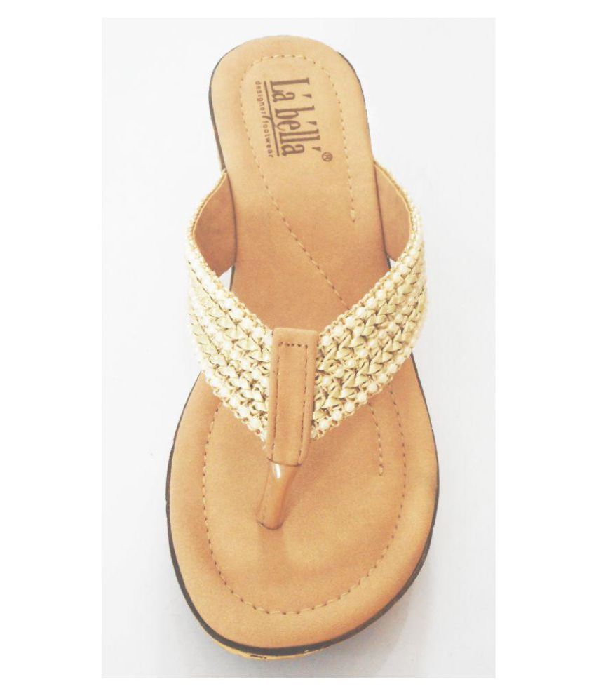 designer gold wedges