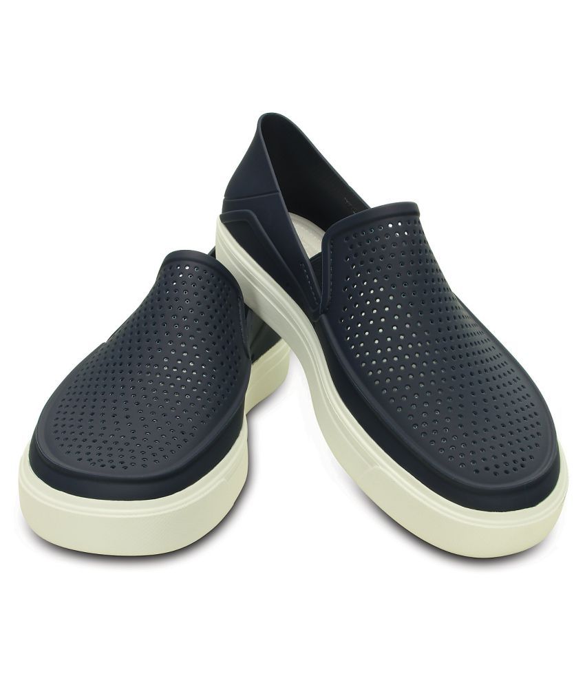 Crocs Standard Fit CitiLane Roka Slip-on M Lifestyle Navy Casual Shoes ...