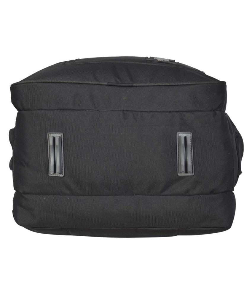 Leon Bags BLACK Backpack - Buy Leon Bags BLACK Backpack Online at Low ...