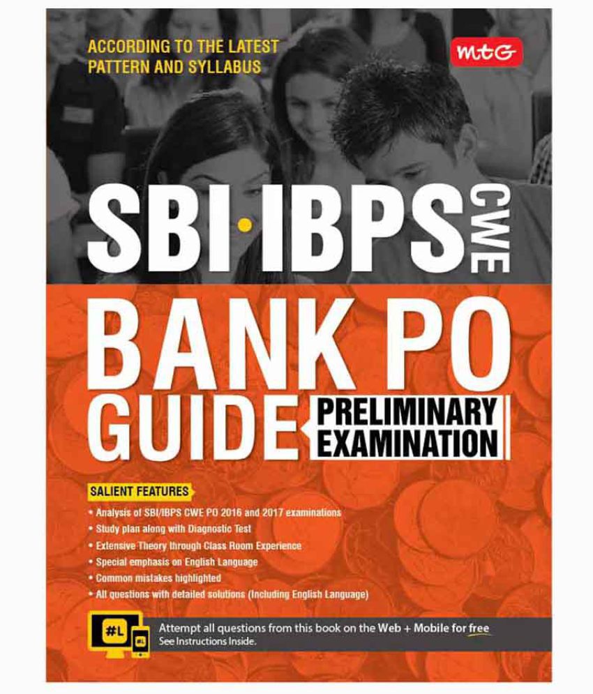     			SBI. IBPS CWE -Bank PO Guide Preliminary Examination