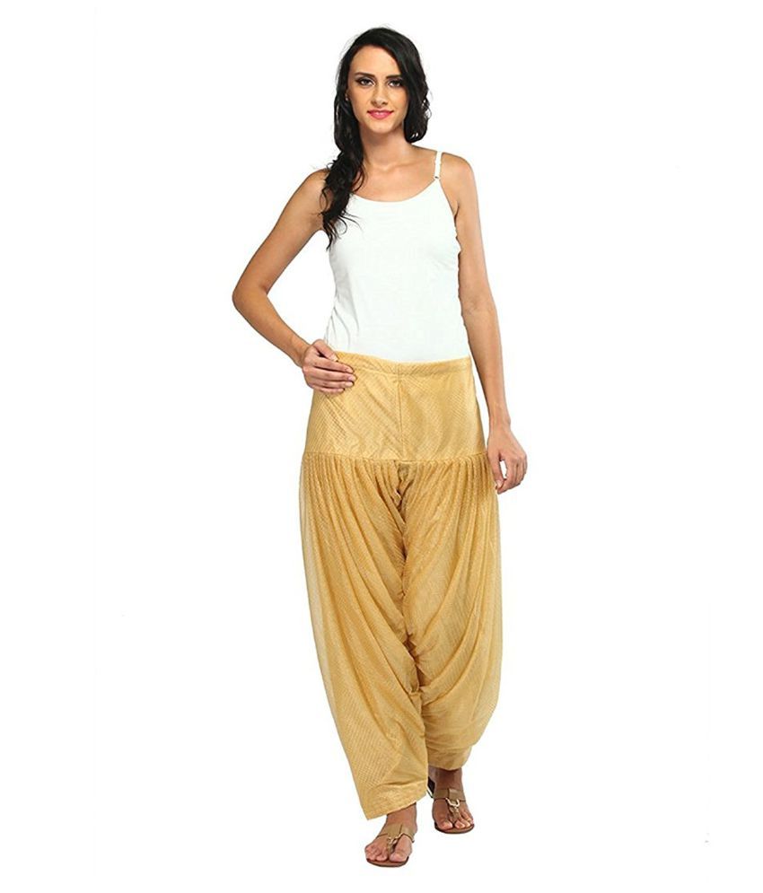 synthetic patiala pants