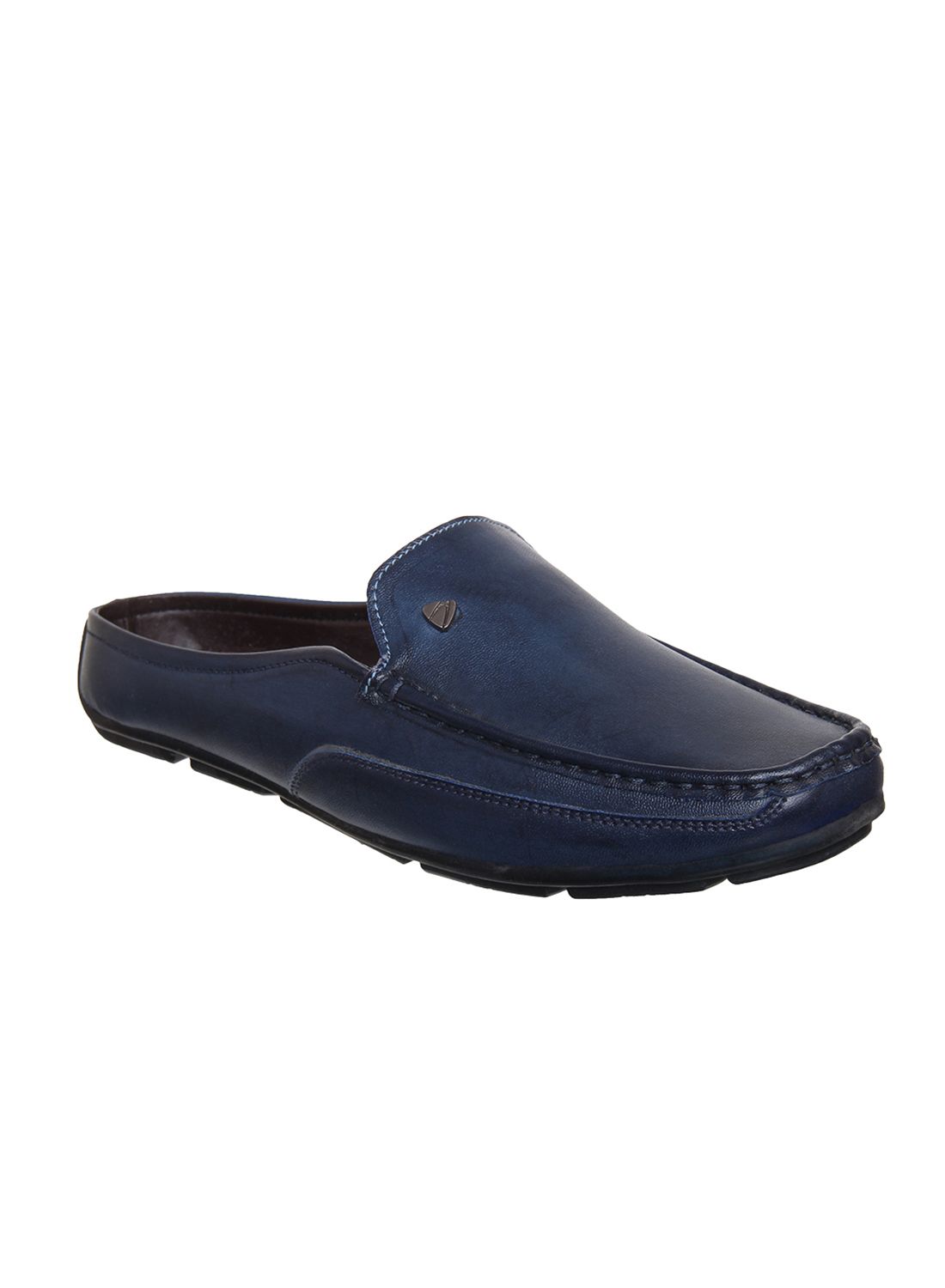 dune navy loafers